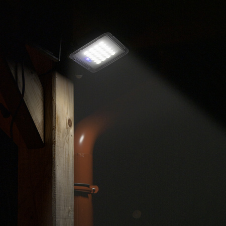 Naświetlacz Solarny LED Halogen 100W Lampa Ogrodowa 4000K IP65 Czujnik Ruchu PIR + Pilot FULGOR LUMILED