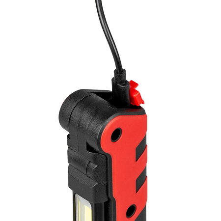 Latarka Akumulatorowa Warsztatowa Składana Magnes COB + LED 140lm + 360lm VA0104 Vayox