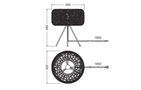 Lampa Stołowa Oprawa Biurkowa Stojąca Dekoracyjna E27 Beżowy USB-C Decor Ledvance