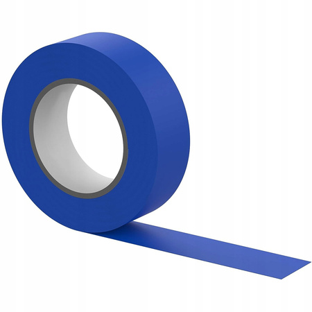 Mocna Taśma Izolacyjna PCV Wodoodporna 15mm x 0,13mm Granatowa 10m