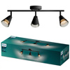 Lampa Sufitowa Reflektor Natynkowy 3x GU10 Czarna Cleft Philips