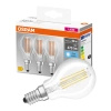 3x Żarówka LED P45 Kulka E14 4W = 40W 470lm 4000K Neutralna 300° BASE Osram