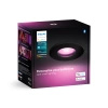 Oprawa Podtynkowa Wpuszczana LED Hermetyczna IP44 Łazienkowa 4.2W 400lm IP44 White and Color Ambiance RGB + TW Czarna Inteligentna SMART Zigbee Bluetooth Xamento Philips HUE