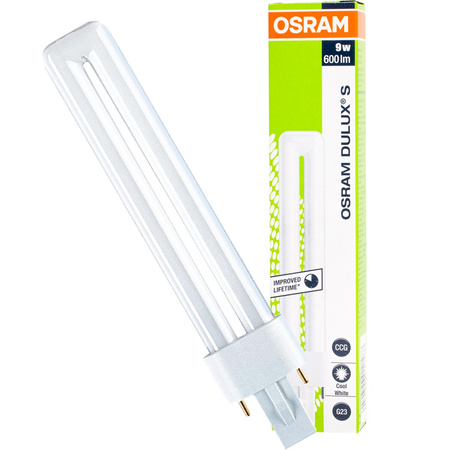 Świetlówka G23 9W 600lm 4000K Neutralna OSRAM Dulux S