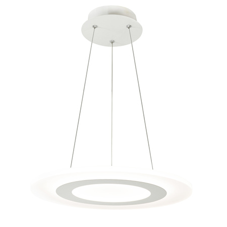 Modna LAMPA wisząca, SUFITOWA MIKELI 17W 4000K BIAŁA GOLDLUX (Polux)