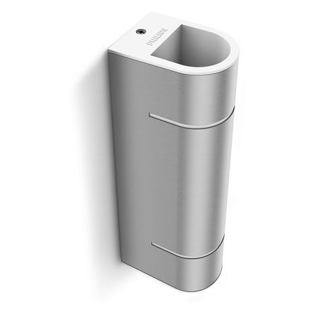 Lampa Ogrodowa LED Kinkiet Elewacyjny SUNSET myGarden 2x1W 2700K IP44 Góra-Dół Srebrna PHILIPS