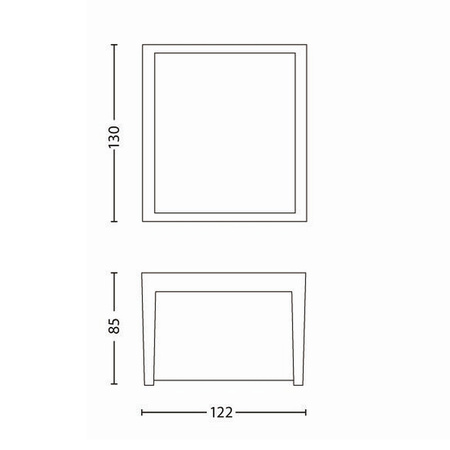 Kinkiet Ogrodowy Lampa Elewacyjna Zewnętrzna LED 3W 270lm 2700K IP44 Czarna Macaw Philips