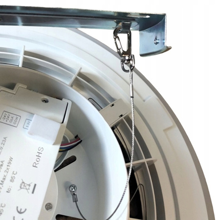 Plafon LED Lampa Sufitowa z Wentylatorem 55W 3000K-5000K z Pilotem