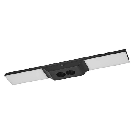 Lampka Podszafkowa LED Listwa Meblowa z Czujnikiem Ruchu Bezramkowa 10W 500lm 3000K Ciepła Ściemnialna USB Czarny Undercabinet Ledvance