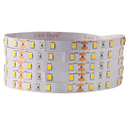 Taśma LED Pasek 12V 10W 300LED 2835 Ciepła 8mm 5m