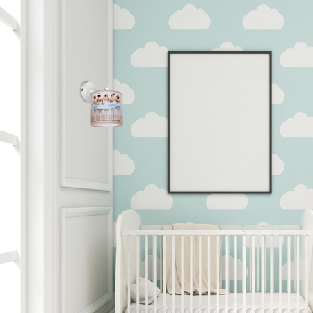 Lampa Ścienna Kinkiet BALLERINA 1xE27 Milagro