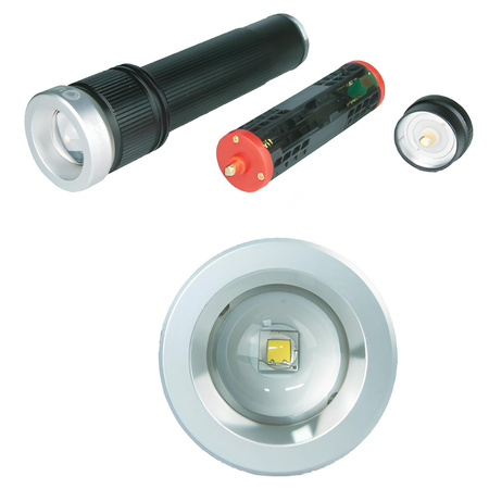 Latarka Taktyczna LED 15W 1400lm IP65 Woodoodporna Bateryjna Ledvance