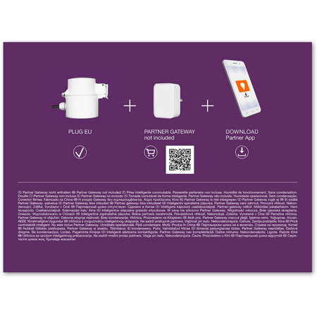 Inteligentne Gniazdko Sieciowe Zewnętrzne EU 230V 3680W 16A LEDVANCE SMART+ ZigBee z Przewodem