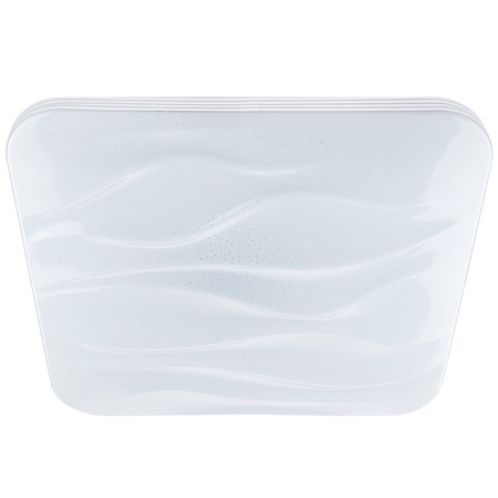 Plafon LED sufitowy łazienkowy 72W 3000-6500K Biały Kwadratowy Diament 43cm + Pilot