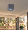 Lampa Ogrodowa Zewnętrzna Kinkiet Elewacyjny LED GU10 IP54 Antracyt Minimalistyczny Akron Rabalux