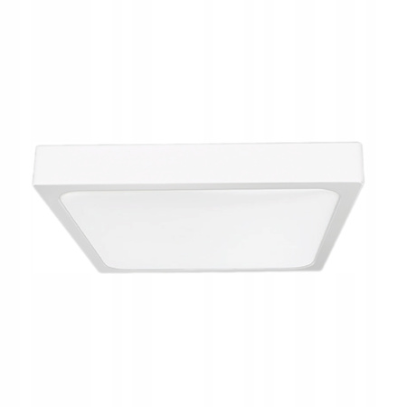 Plafon Panel LED Łazienkowy Lampa 18W 1800lm 4000K IP44 23cm Kwadrat Biały