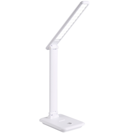 Lampka Biurkowa Nocna LED 8W CCT 3in1 3000-6500K Szkolna Biała VINTO GOLDLUX (Polux)