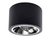 Oprawa Natynkowa Halogenowa REDONDO Czarna 1xAR111 GU10 Spot Milagro