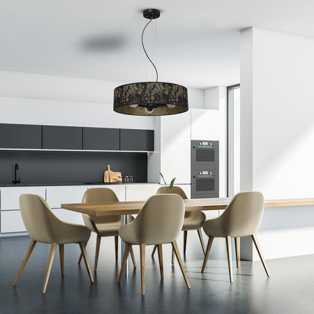 Lampa Wisząca Sufitowa SATINO Złota 3xE27 Milagro