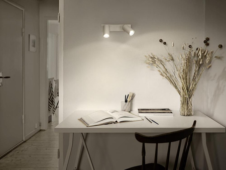 Lampa LED Ścienna Sufitowa Kinkiet Oprawa Natynkowa 6.8W 460lm 3000K Ciepła Ściemnialna Biały LED Spot Octagon Ledvance