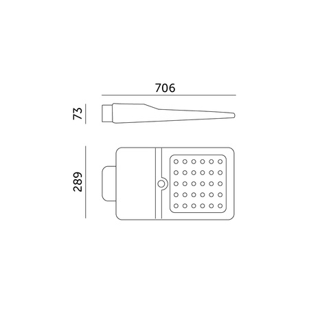 Lampa Uliczna Solarna LED Przemysłowa Oprawa Drogowa 40W 6000lm 4000K Neutralna z Czujnikiem Ruchu i Zmierzchu IP65 Czarna Street Kobi