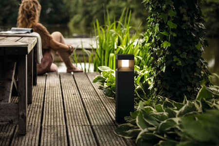 Lampa Ogrodowa Zewnętrzna SŁUPEK 40cm LED 8W 800lm 2700K IP44 Parterre Philips