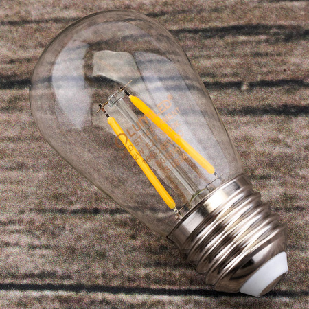 Żarówka LED E27 Edison ST14 2W = 20W 220lm 3000K Ciepła 360° FILAMENT LUMILED