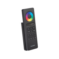 Pilot do Sterownika Taśmy LED RGB CCT Czarny 4-Strefowy 1.5V Bateryjny REMOTE Kanlux