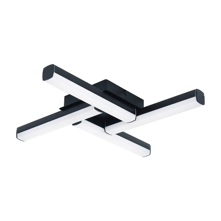 Lampa Sufitowa LED Łazienkowa 18W 1750lm 4000K Czarny IP44 Nowoczesny Evan Rabalux