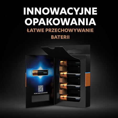 Baterie Alkaiczne DURACELL OPTIMUM AA LR6 4szt