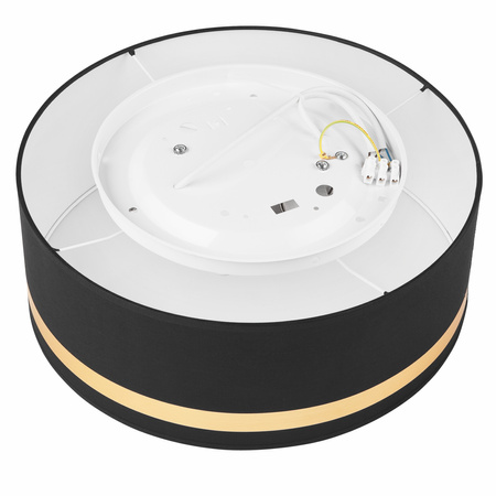 Plafon LED Lampa Sufitowa GLORIA 2xE27 Czarna Biała LM-2.202 Lamkur