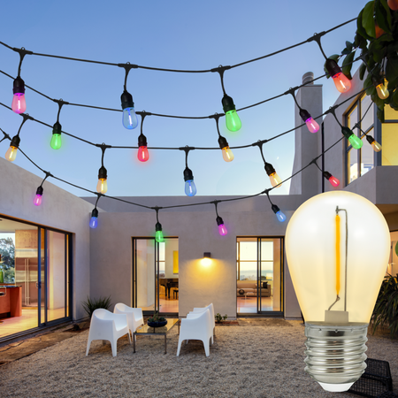 Żarówka LED E27 FILAMENT 0,3W do Girlandy PARTY GOLDLUX (Polux) ZESTAW 2 SZT.