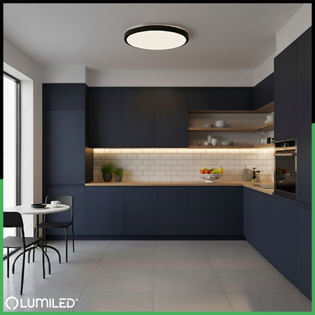 Plafon LED Lampa Sufitowa Natynkowa MILEO 72W IP44 CCT Biały Okrągły 50cm + PILOT LUMILED