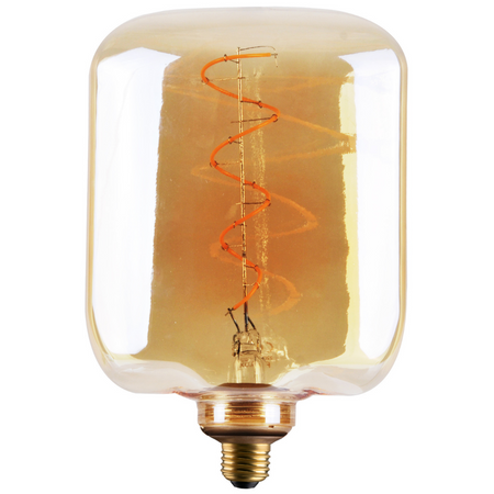 Żarówka Dekoracyjna LED E27 FILAMENT JP142 4W 260lm 1800K Ciepła 320° DecoVintage Amber GOLDLUX (Polux)