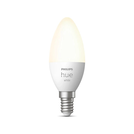 Żarówka LED E14 Świeczka B39 5.5W = 40W 470lm 2700K Biała Ciepła SMART Inteligentna Bluetooth ZigBee White Philips HUE