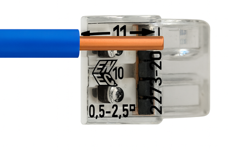 Szybkozłączki Złączki Instalacyjne Zestaw 100x 2273-202 na Drut 2x0,5-2,5mm