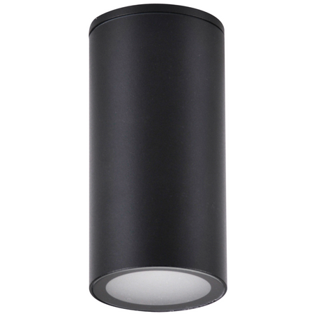 Oprawa Hermetyczna Lampa Natynkowa Zewnętrzna Sufitowa Czarna LED GU10 ATLANTA IP54 GOLDLUX (Polux)