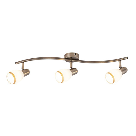 Lampa Sufitowa Punktowa Reflektor Spot 3x E14 Brązowy Klasyczny Elite 5972 Rabalux