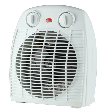 Termowentylator Regulowany Termostat 2000W Czarny Stojący Sanico Goldlux