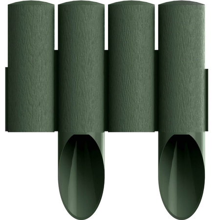 Palisada Ogrodowa Płotek Border Obrzeże Trawnikowe 4 STANDARD Zielona 2,3m Mocne Mrozoodporne CELLFAST