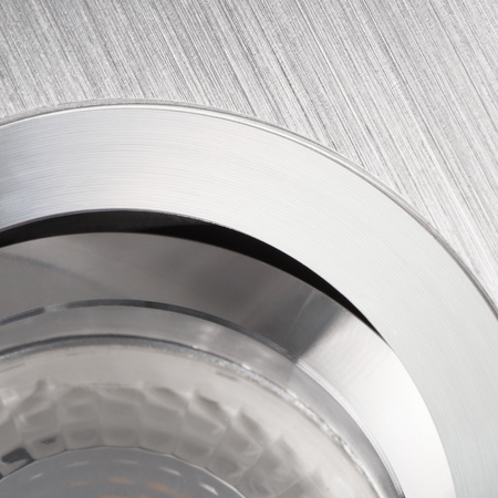 Oprawa sufitowa podtynkowa SEIDY GU5.3 12AC/DC Chrom Kwadratowa Ruchoma KANLUX