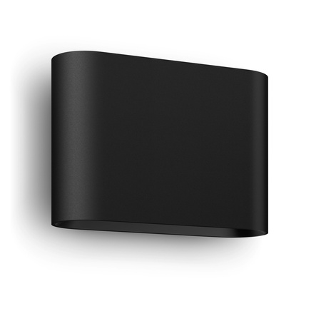 Kinkiet Ogrodowy LED Lampa Zewnętrzna Elewacyjna 20.4W 1020lm IP44 White and Color Ambiance RGB + TW Czarna Inteligentna SMART Zigbee Bluetooth Dymera Philips HUE