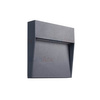 Lampa Ogrodowa Zewnętrzna Elewacyjna DULI LED 4W 4000K IP54 Natynkowa Grafitowa Kanlux