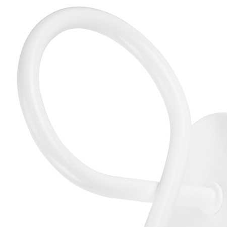 Lampa Ścienna Kinkiet CAMILLA E27 Biały Loftowy KM-1.79 Lamkur