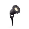 Lampa Ogrodowa Reflektor GU10 IP44 Czarna Puled Philips