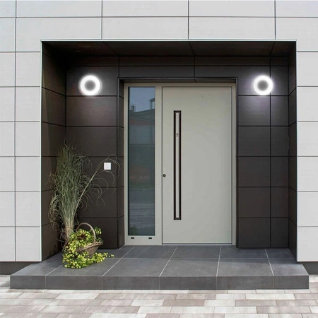 Lampa Zewnętrzna Plafon LED Oprawa 24W 2600lm 5000K Zimna Biała IP65 Videx