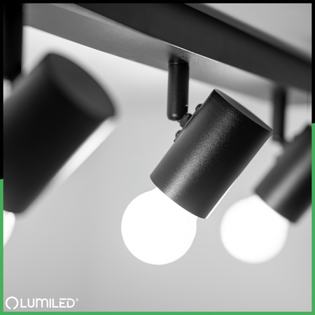 Lampa Sufitowa SPOT TUBA Reflektor Oprawa Halogenowa 3x E27 GLASA LUMILED