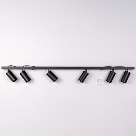 Lampa Sufitowa Plafon SPOT TUBA Reflektor Oprawa Halogenowa Skośna 6x GU10 TABULA LUMILED