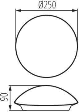 Oprawa sufitowa PLAFON PLAFMIN E27 biała IP20 Kanlux