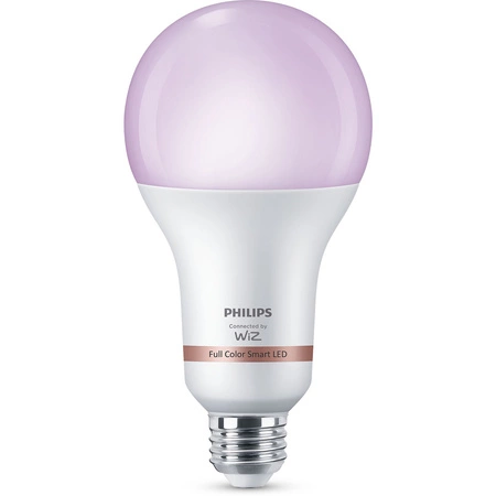 Żarówka LED E27 A80 18.5W = 150W 2452lm 2200-6500K RGB + TW Inteligentna SMART WiFi Bluetooth Aplikacja WiZ Philips